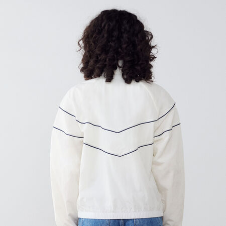 NIKE JACKET TRACKSUIT FZ ECRU/NERO DONNA