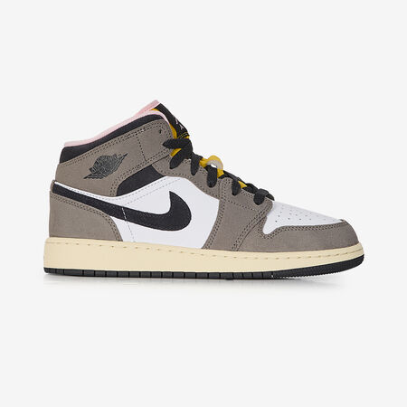 AIR JORDAN 1 MID : KAKI/BIANCO