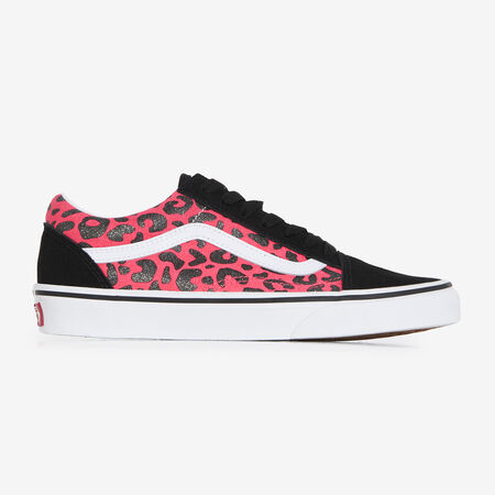 VANS old skool OLD SKOOL LEOPARD NERO/ROSA RAGAZZO