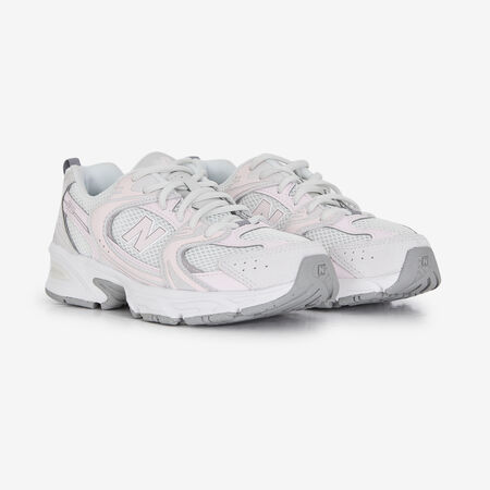 NEW BALANCE 530 530 SUEDE GRIGIO/ROSA RAGAZZO