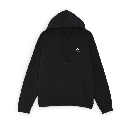 CONVERSE HOODIE STAR CHEVRON EMBROIDERED NERO UOMO