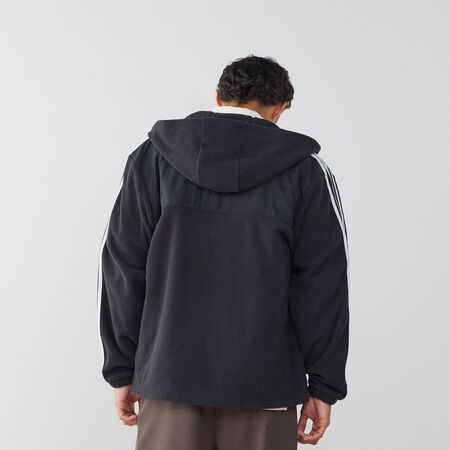 ADIDAS ORIGINALS JACKET FZ POLAR FLEECE NERO/BIANCO UOMO
