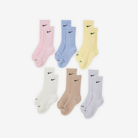 NIKE CHAUSSETTES X6 CUSHION CREW ROSA/BEIGE UOMO