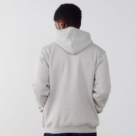 ADIDAS ORIGINALS HOODIE ESSENTIAL TREFOIL GRIGIO/NERO UOMO
