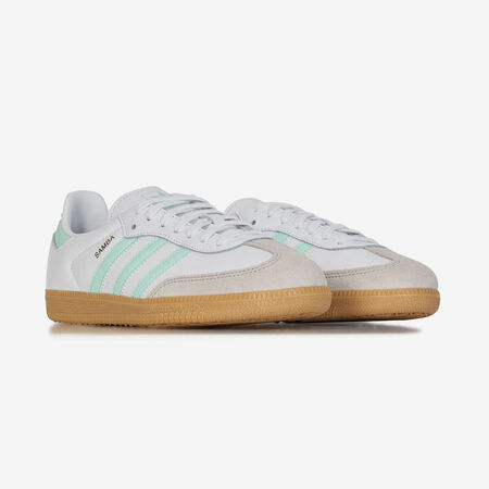 ADIDAS ORIGINALS samba SAMBA OG BIANCO/TURCHESE RAGAZZO
