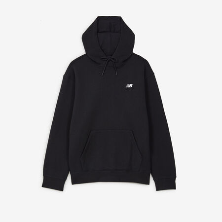 NEW BALANCE HOODIE SMALL LOGO NERO UOMO