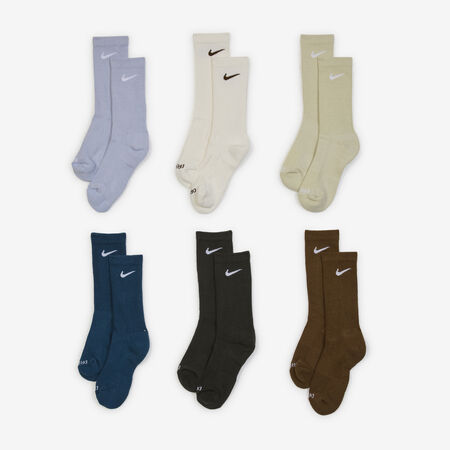 NIKE CHAUSSETTES X6 CREW CUSHION BLU SCURO/VERDE UOMO
