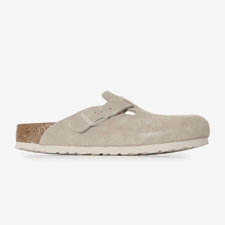 BIRKENSTOCK boston BOSTON SUEDE OYSTER BIANCO DONNA