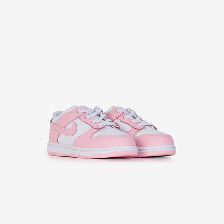 NIKE DUNK LOW BIANCO/ROSA NEONATO
