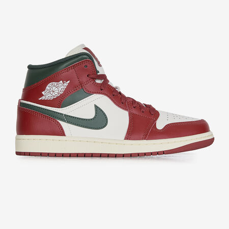 JORDAN AIR JORDAN 1 MID SE BIANCO/ROJO UOMO
