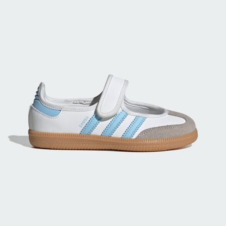 ADIDAS ORIGINALS samba SAMBA JANE BIANCO/BLU BAMBINO