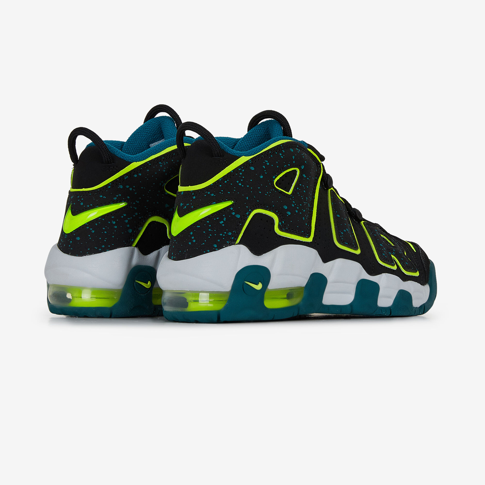 NIKE AIR MORE UPTEMPO NERO VERDE SNEAKER BAMBINO Courir