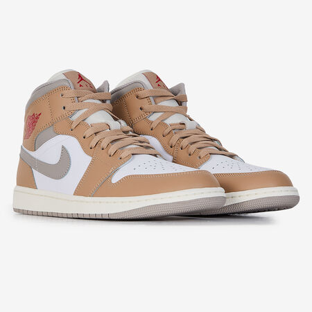 JORDAN air jordan 1 AIR JORDAN 1 MID BIANCO/BEIGE UOMO
