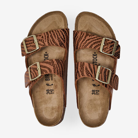 BIRKENSTOCK arizona ARIZONA ANIMAL PRINT MARRONE DONNA