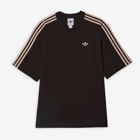 ADIDAS ORIGINALS TEE SHIRT 3S MARRONE/ROSA UOMO
