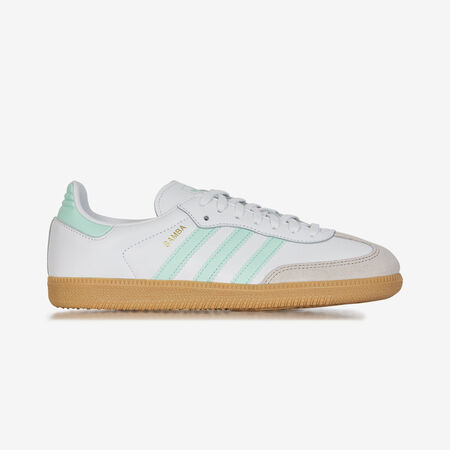 ADIDAS ORIGINALS samba SAMBA OG BIANCO/TURCHESE RAGAZZO