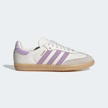ADIDAS ORIGINALS samba SAMBA OG KNIT BIANCO/LILLA RAGAZZO