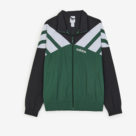 ADIDAS ORIGINALS JACKET FZ TRACKTOP VERDE/NERO UOMO