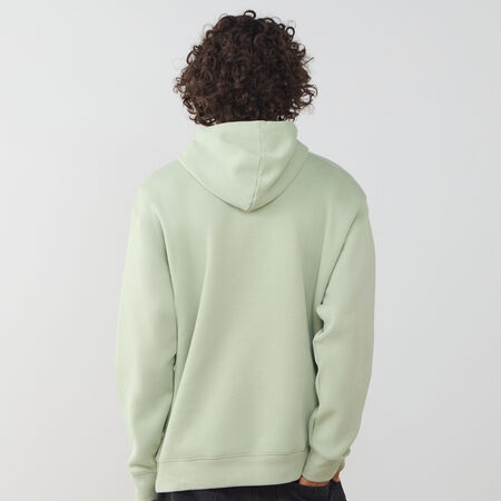 NEW BALANCE HOODIE SMALL LOGO VERDE/BIANCO UOMO