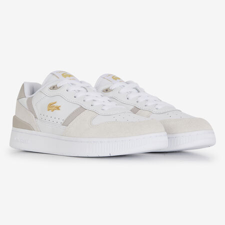 LACOSTE t-clip T-CLIP BIANCO/BEIGE DONNA