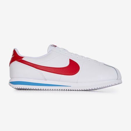NIKE cortez CORTEZ LEATHER OG BIANCO/ROJO UOMO