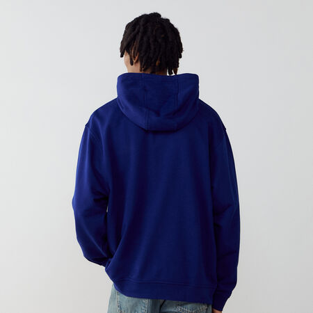 JORDAN HOODIE CENTERED LOGO DRI-FIT BLU SCURO/NERO UOMO