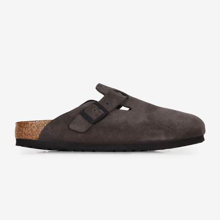 BIRKENSTOCK boston BOSTON SUEDE VELVET GRAY GRIGIO DONNA