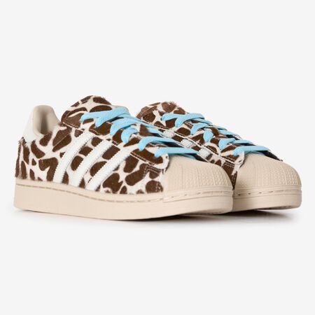 ADIDAS ORIGINALS superstar SUPERSTAR II GIRAFE PONY HAIR MARRONE/BIANCO DONNA