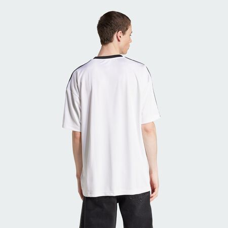 ADIDAS ORIGINALS JERSEY TREFOIL BIANCO/NERO UOMO