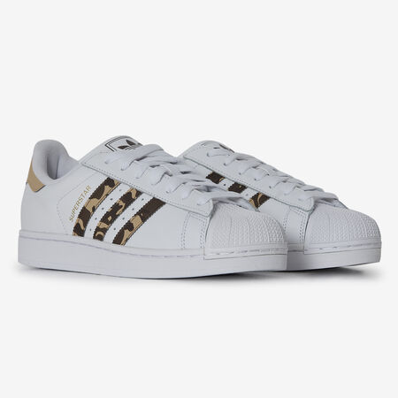 ADIDAS ORIGINALS superstar SUPERSTAR LEATHER BEIGE/BIANCO DONNA
