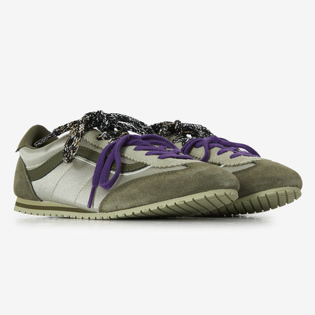 VANS SUPER LOWPRO DOUBLE LACES VERDE/NERO DONNA