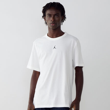 JORDAN TEE SHIRT CENTERED LOGO BIANCO/NERO UOMO