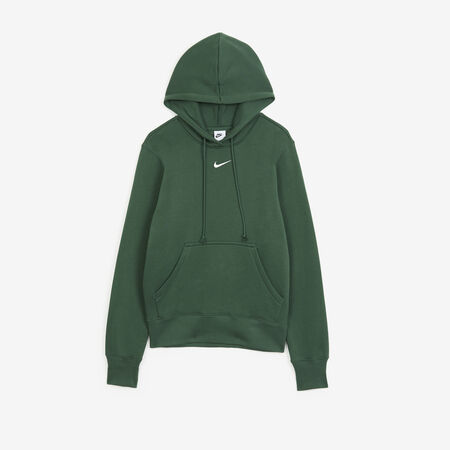 NIKE HOODIE CLUB CENTERED LOGO VERDE DONNA