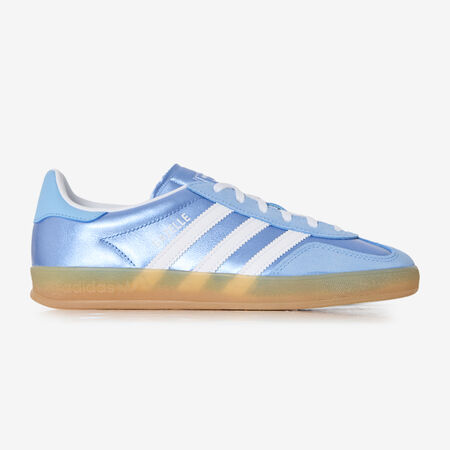 ADIDAS ORIGINALS gazelle GAZELLE INDOOR METALLIC BLU/BIANCO DONNA