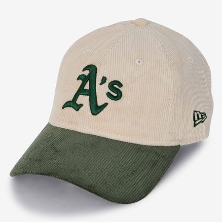 NEW ERA 9TWENTY OA COLOURBLOCK CORD BEIGE/VERDE UOMO