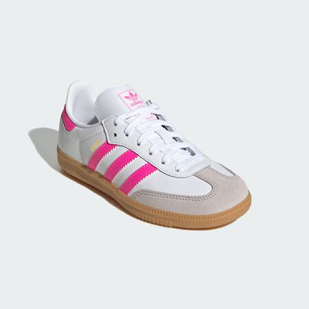 ADIDAS ORIGINALS samba SAMBA OG BIANCO/ROSA BAMBINO