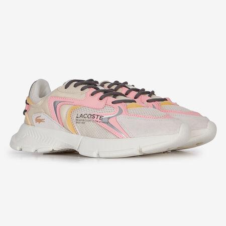 LACOSTE l00 L003 NEO BEIGE/ROSA RAGAZZO