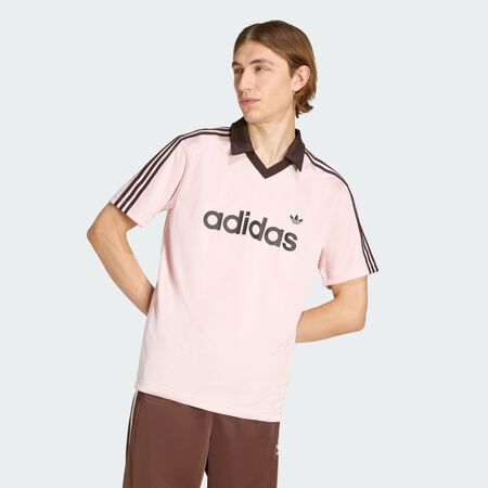 ADIDAS ORIGINALS JERSEY ARCHIVE COLLAR ROSA UOMO