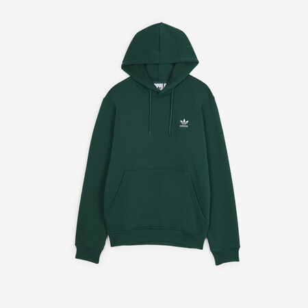 ADIDAS ORIGINALS HOODIE ESSENTIAL TREFOIL VERDE UOMO