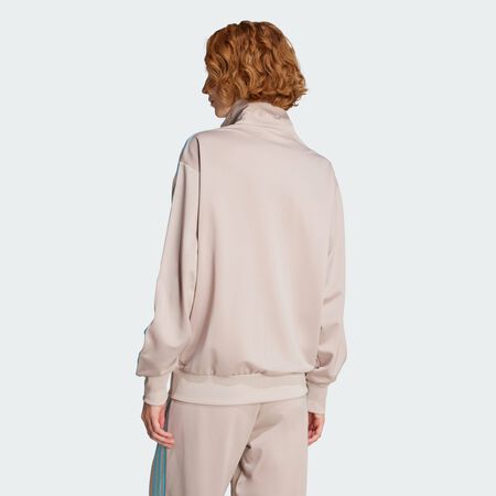 ADIDAS ORIGINALS JACKET FZ TRACKTOP FIREBIRD BEIGE/BLU DONNA