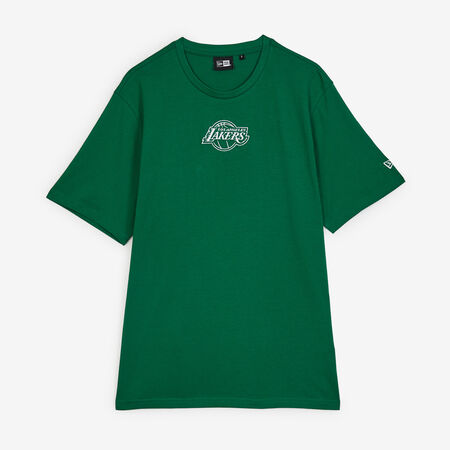 NEW ERA TEE SHIRT LA LAKERS VERDE/BIANCO UOMO