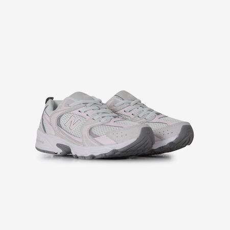 NEW BALANCE 530 530 EL SUEDE GRIGIO/ROSA BAMBINO