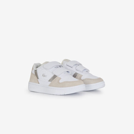 LACOSTE t-clip T-CLIP CF BIANCO/BEIGE NEONATO