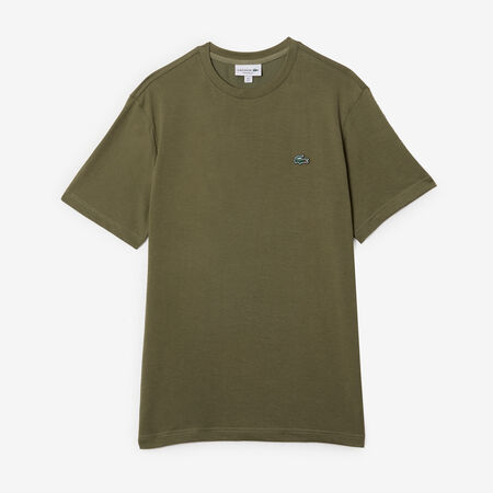 LACOSTE TEE SHIRT CLASSIC SMALL LOGO SL VERDE UOMO