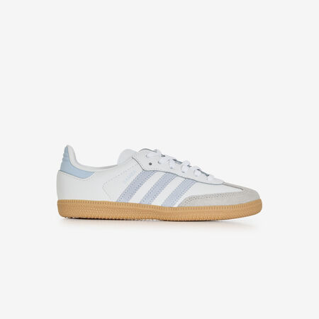 ADIDAS ORIGINALS samba SAMBA OG BIANCO/BLU BAMBINO