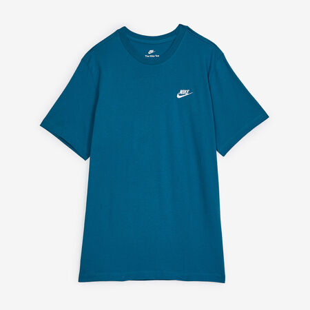 TEE SHIRT CLUB : BLU/BIANCO