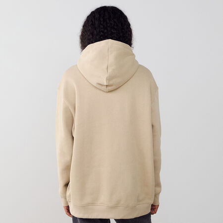 ADIDAS ORIGINALS HOODIE ESSENTIAL TREFOIL OS BEIGE DONNA
