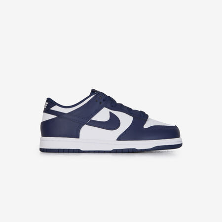 NIKE dunk DUNK LOW BIANCO/BLU SCURO BAMBINO