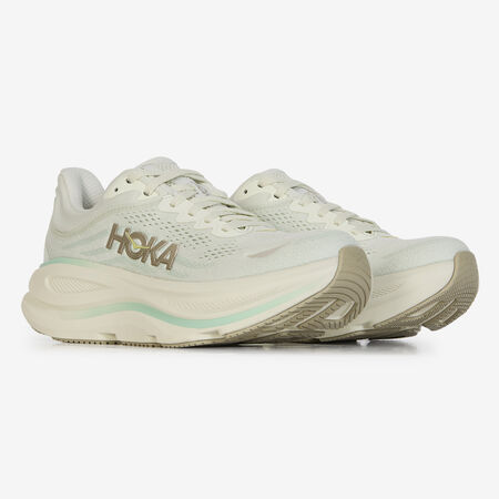 HOKA BONDI 9 BEIGE/VERDE DONNA