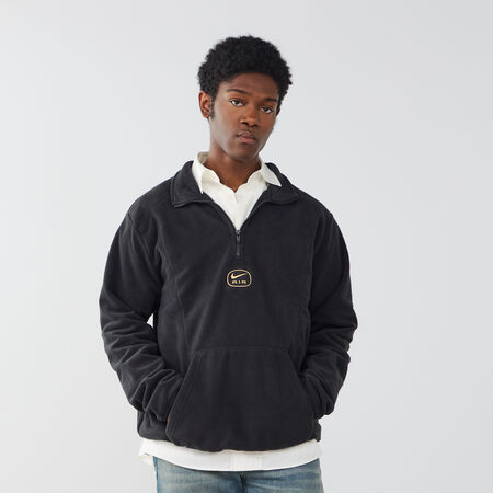 NIKE JACKET HALF-ZIP POLAR NERO UOMO